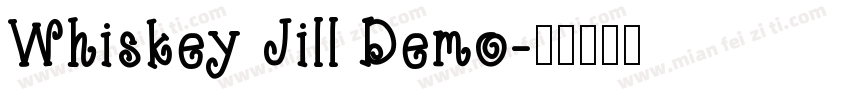Whiskey Jill Demo字体转换
